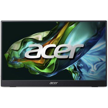 Монітор ACER портативний IPS 15,6",1920*1080,60 Гц,HDM I,USB-C*2 PM161QB1BMIUUX (UM.ZP1EE.101) UM.ZP1EE.101 фото