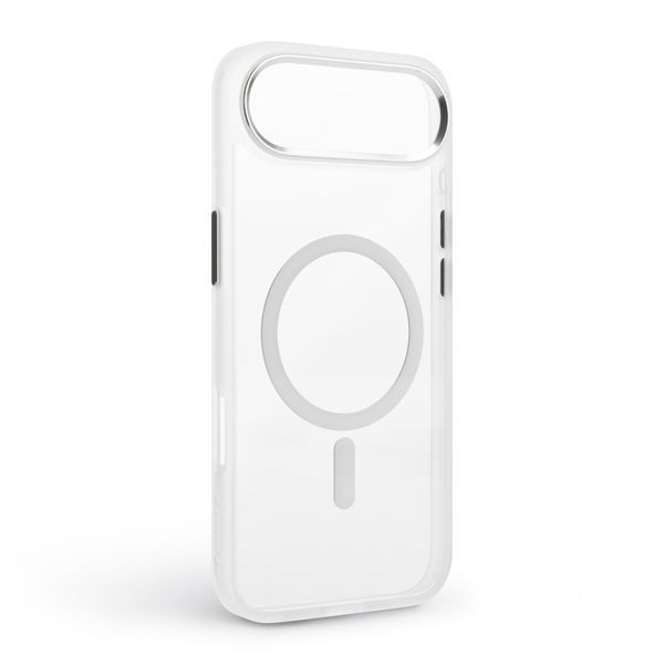 Чохол ArmorStandart Unit MagCase для Apple iPhone 17 Air Matte Clear Silver + Orange Button Set (ARM90583) ARM90583 фото