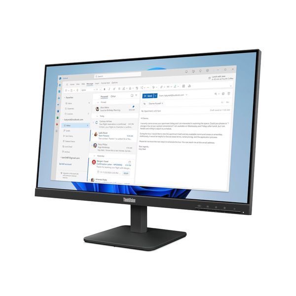 Монітор LENOVO 23.8" 16:9 IPS РК , 1920х1080, 100 Гц, 4 мс , 1хVGA/1xHDMI 1.4 S24-4e (64B5KAT1UA) 64B5KAT1UA фото