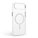 Чохол ArmorStandart Unit MagCase для Apple iPhone 17 Air Matte Clear Silver + Orange Button Set (ARM90583) ARM90583 фото 2