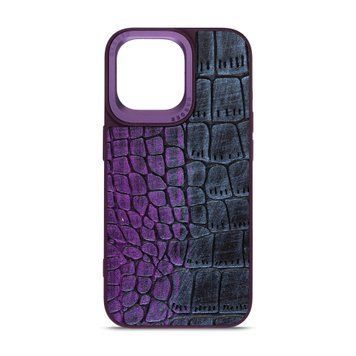 Чохол Harder Glamorous Croco для Apple iPhone 15 Pro Max Dark Purple (ARM76767) ARM76767 фото