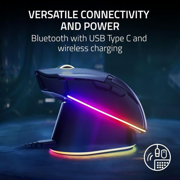 Миша Razer Cobra Pro, RGB, USB-A/WL/BT, чорний RZ01-04660100-R3G1 фото