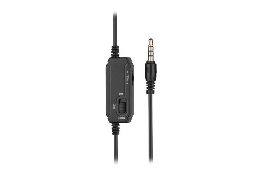 Гарнітура ПК стерео Over-ear 2E CH13 mini-jack, omni-mic, 1.2м, чорний 2E-CH13SJ фото