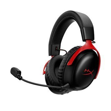 Гарнітура ігрова HyperX Cloud III S, WL/USB-A/USB-C, чорно-червоний A59Z0AA фото