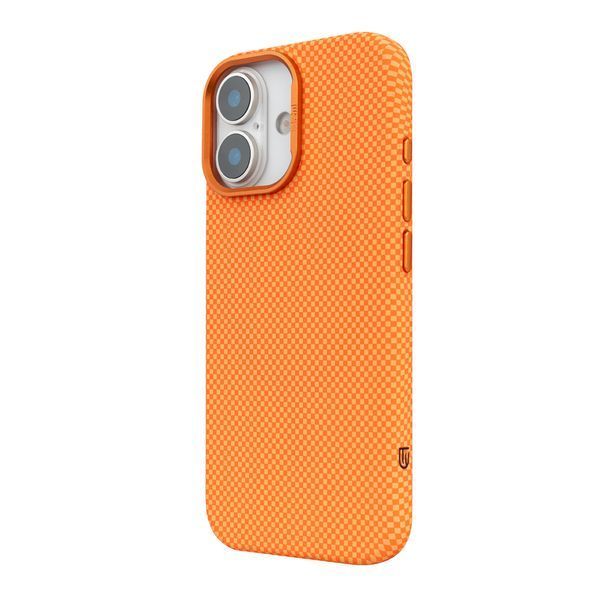 Чохол ArmorStandart LikeCarbon2 MagCase для Apple iPhone 17 Kevlar Orange (ARM88614) ARM88614 фото