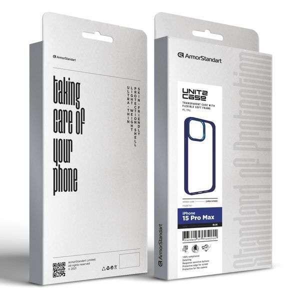 Чохол ArmorStandart UNIT2 для Apple iPhone 15 Pro Max Blue (ARM69988) ARM69988 фото