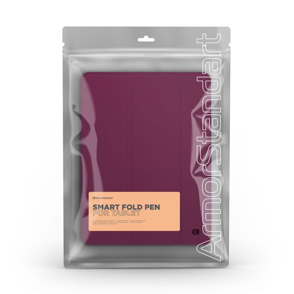 Чохол ArmorStandart Smart Fold Pen для Samsung Galaxy Tab A9 Plum (ARM74991) ARM74991 фото