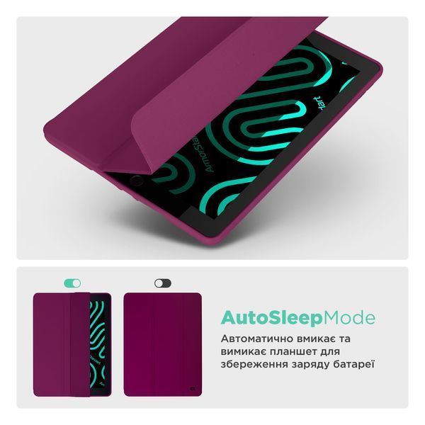 Чохол ArmorStandart Smart Fold Pen для Samsung Galaxy Tab A9 Plum (ARM74991) ARM74991 фото