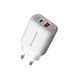 Зарядний пристрій ArmorStandart AR-T202WEU 20W GaN USB-C+ USB-A White (ARM89531) ARM89531 фото 5