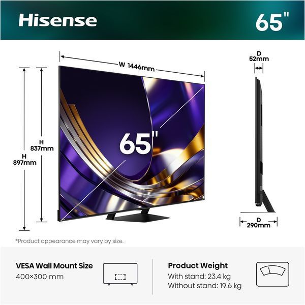 LED-телевізор Hisense 65U7S PRO (7263494) 20019164 фото