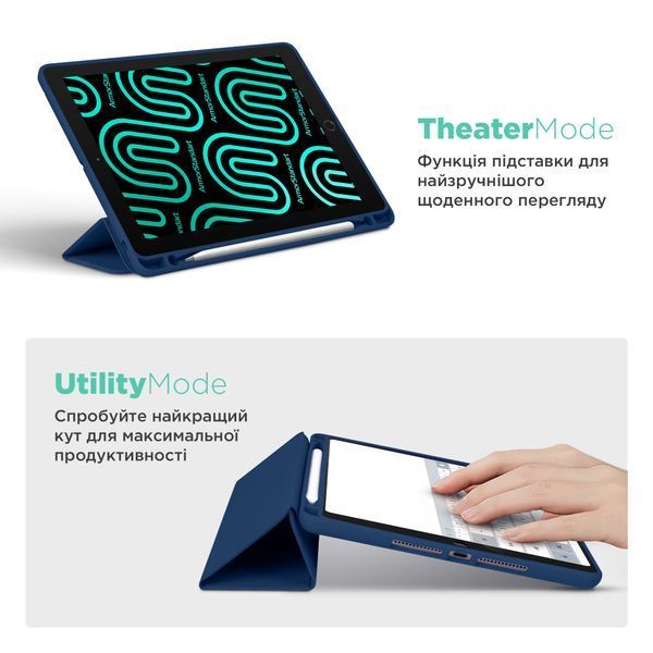 Чохол ArmorStandart Smart Fold Pen для Samsung Galaxy Tab A9 Dark Blue (ARM74990) ARM74990 фото