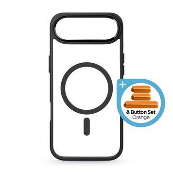 Чохол ArmorStandart Unit MagCase для Apple iPhone 17 Air Black + Orange Button Set (ARM90582) ARM90582 фото