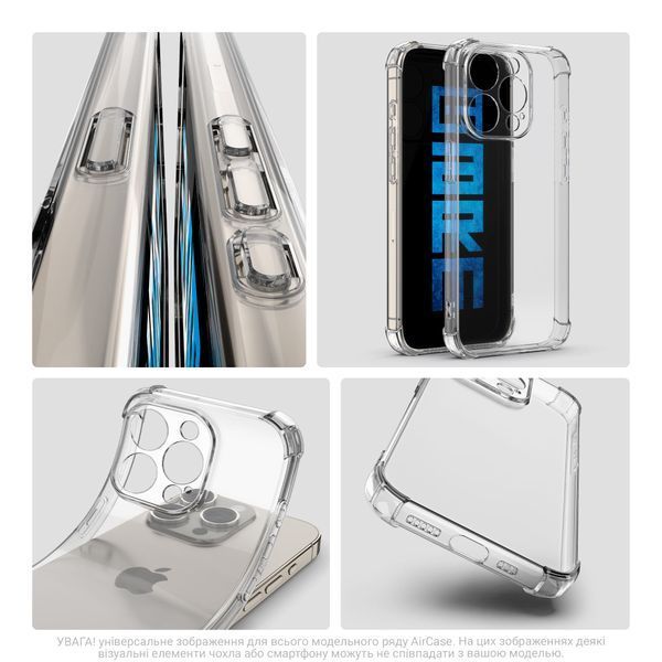 Чохол ArmorStandart Air Force для Apple iPhone 16 Camera cover Clear (ARM78500) ARM78500 фото