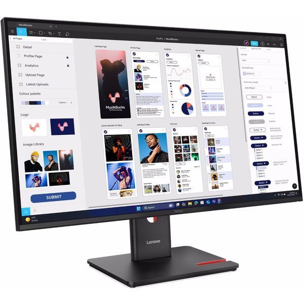 Монітор LENOVO 31.5" 16:9 IPS РК , 3840х2160, 60 Гц, 6 мс, HDR, 1xHDMI 2.1/1xDP 1.4/3xUSB 3.2/1xUSB-C (PD до T32UD-40 (64B0GAT1UA) 64B0GAT1UA фото