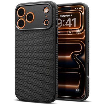 Чохол Spigen Liquid Air для iPhone 17 Pro Matte Black (ACS10331) ACS10331 фото