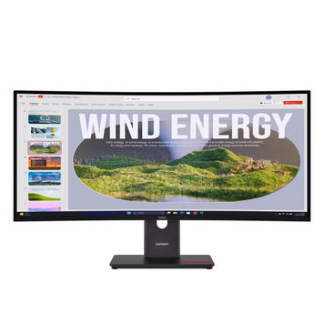 Монітор LENOVO 34" 21:9 VA вигнутий РК , 3440х1440, 120 Гц , 4 мс, HDR, 1xHDMI 2.1/1xDP 1.4/3xUSB 3.2/1xUSB-C T34WD-40 (64AEGAT1UA) 64AEGAT1UA фото