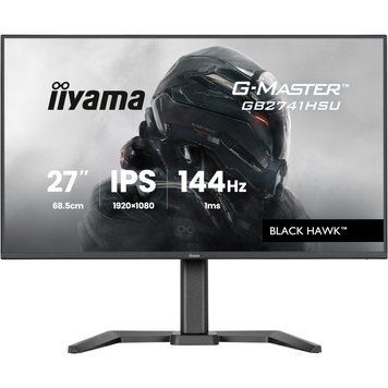 Монітор IIYAMA 27" 16:9 ігровий IPS РК , 1920х1080, 1 мс ( MPRT), 144 Гц, 350 кд/м2, AdaptiveSync, 1xHDMI 1.4 GB2741HSU-B1 (GB2741HSU-B1) GB2741HSU-B1 фото