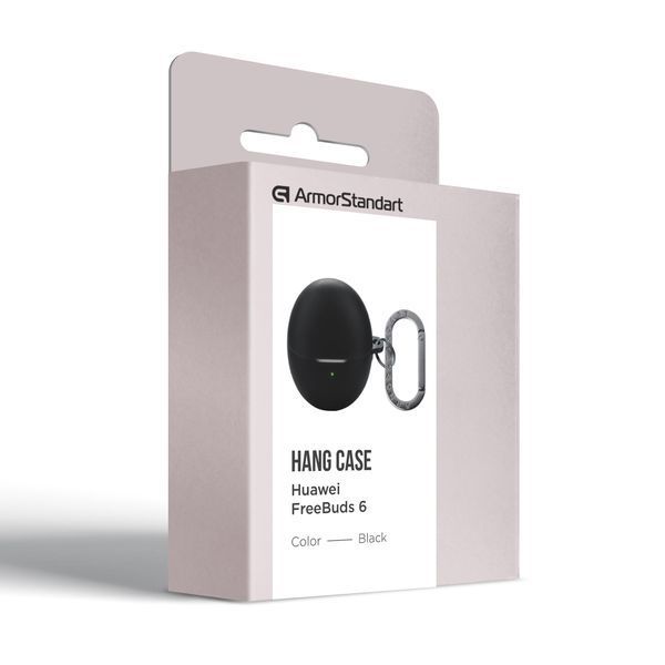 Чохол ArmorStandart Hang Case для Huawei FreeBuds 6 Black (ARM86142) ARM86142 фото