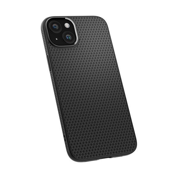 Чохол Spigen Liquid Air для iPhone 15 Plus Matte Black (ACS06650) ACS06650 фото