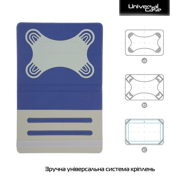 Чохол універсальний для планшетів ArmorStandart Silicone Hooks 10 Blue (ARM59079) ARM59079 фото