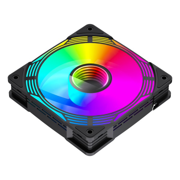 Кулер для корпуса GAMEMAX Кулер для корпусу 120mm*3 KIT ARGB fan KF300 BK (KF300 BK) KF300 BK фото