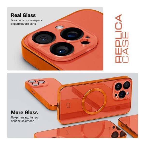 Чохол ArmorStandart Replica MagSafe для Apple iPhone 15 Pro Orange (ARM76244) ARM76244 фото