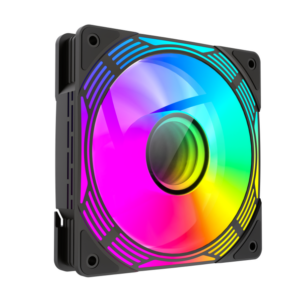 Кулер для корпуса GAMEMAX Кулер для корпусу 120mm*3 KIT ARGB fan KF300 BK (KF300 BK) KF300 BK фото