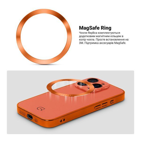 Чохол ArmorStandart Replica MagSafe для Apple iPhone 15 Pro Orange (ARM76244) ARM76244 фото