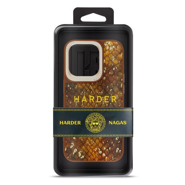 Чохол Harder Nagas для Apple iPhone 15 Pro Brown (ARM76740) ARM76740 фото