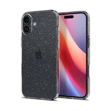 Чохол Spigen Liquid Crystal Glitter для iPhone 16 Crystal Quartz (ACS08192) ACS08192 фото