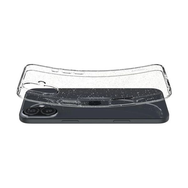 Чохол Spigen Liquid Crystal Glitter для iPhone 16 Crystal Quartz (ACS08192) ACS08192 фото