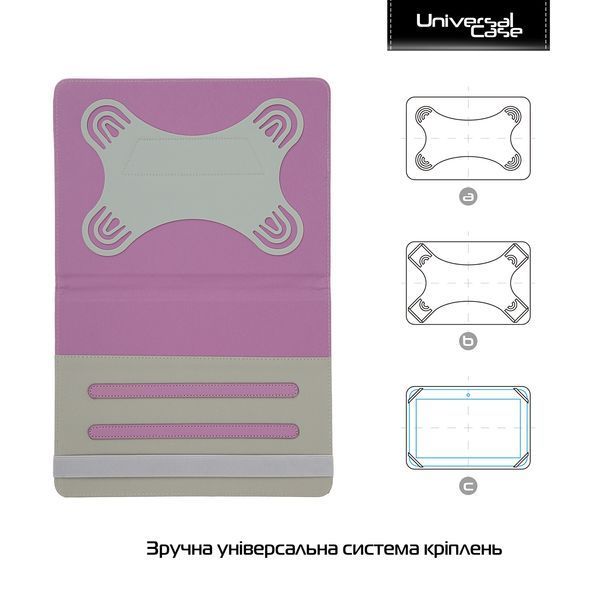 Чохол універсальний для планшетів ArmorStandart Elastic Band 10 Purple (ARM59077) ARM59077 фото