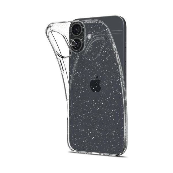 Чохол Spigen Liquid Crystal Glitter для iPhone 16 Crystal Quartz (ACS08192) ACS08192 фото