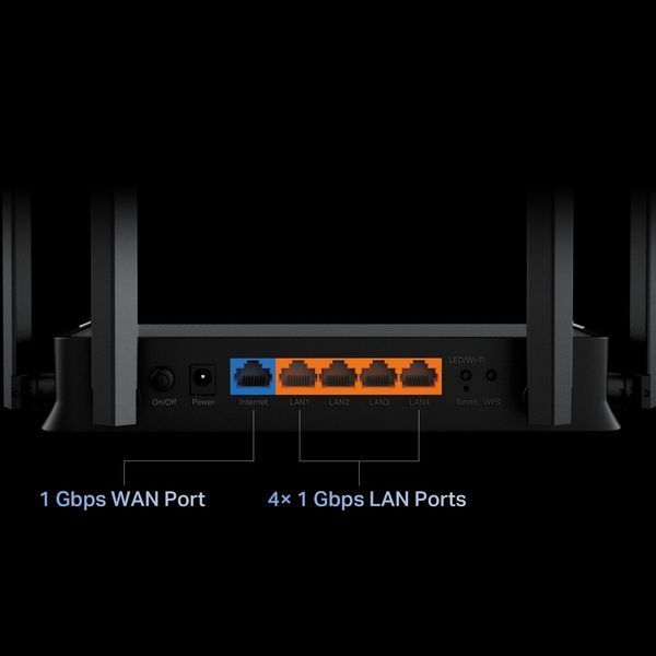 Мережеве обладнання TP-LINK Бездротовий маршрутизатор Archer BE220 (Archer BE220) ARCHER BE220 фото