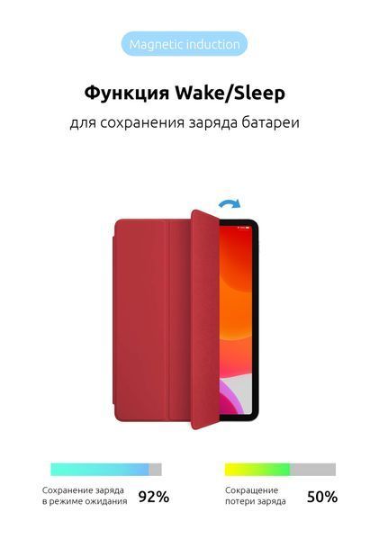 Чохол ArmorStandart Smart Case OE для iPad Pro 11 (2018) Red (ARM54809) ARM54809 фото