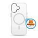 Чохол ArmorStandart Unit MagCase для Apple iPhone 17 Matte Clear Silver + Orange Button Set (ARM90581) ARM90581 фото 1