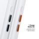 Чохол ArmorStandart Unit MagCase для Apple iPhone 17 Matte Clear Silver + Orange Button Set (ARM90581) ARM90581 фото 5