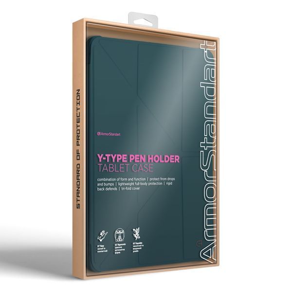 Чохол ArmorStandart Y-Type PEN для iPad Air 13 2026 / 2025 / 2024 Pine Green (ARM77520) ARM77520 фото