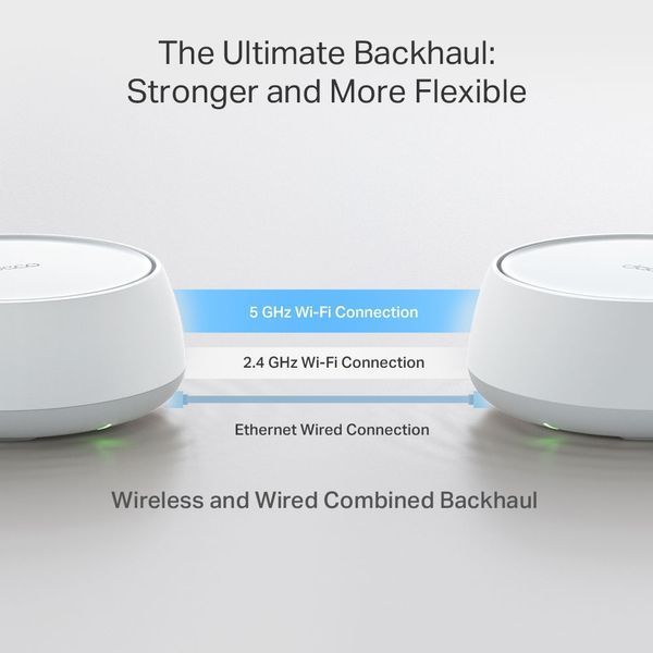 Мережеве обладнання TP-LINK Домашня Mesh система Wi-Fi 7 , Deco BE22(3 -pack) Deco BE22(3-pack) (Deco BE22(3-pack)) Deco BE22(3-pack) фото