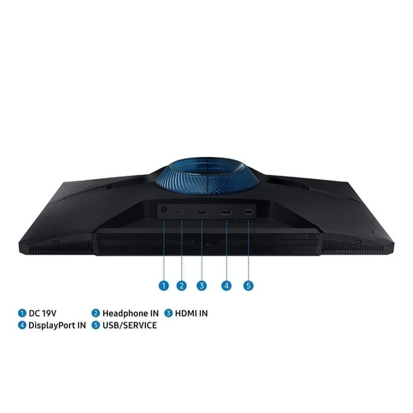 Монітор SAMSUNG ігровий VA 24",1920*1080,180 Гц,HDMI,DP LS24DG300EIXUA (LS24DG300EIXUA) LS24DG300EIXUA фото