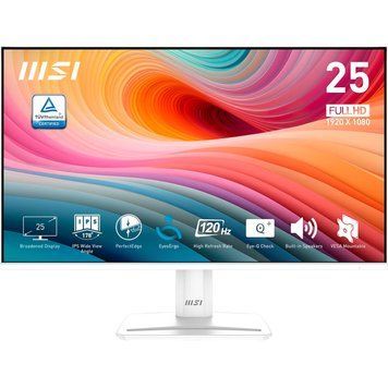 Монітор MSI IPS 24.5" FHD (1920 x 1080) 1ms 120Hz 178/ 178 VGA/DP/HDMI /колонки 2*2W PRO MP251W E2 (PRO MP251W E2) PRO MP251W E2 фото
