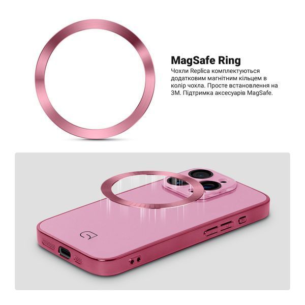 Чохол ArmorStandart Replica MagSafe для Apple iPhone 15 Pro Max Pink (ARM76241) ARM76241 фото