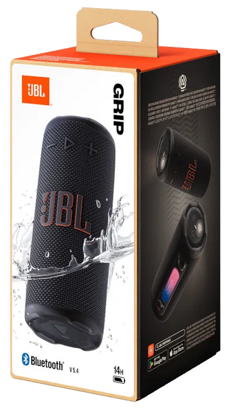 Портативна акустика JBL Grip Black (JBLGRIPBLK) (7163524) JBLGRIPBLK фото