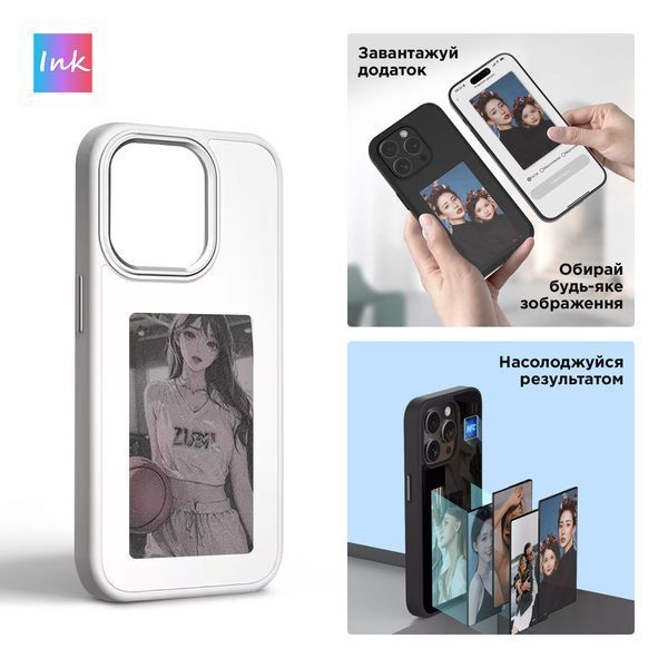 Чохол ArmorStandart Ink Screen для Apple iPhone 15 Pro Grey (ARM74564) ARM74564 фото
