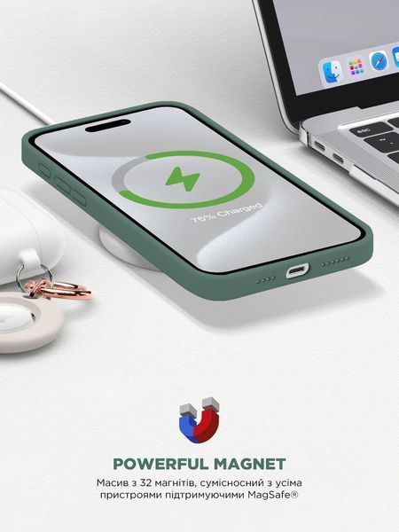 Чохол ArmorStandart ICON2 MagSafe для Apple iPhone 15 Pro Cypress (ARM72745) ARM72745 фото