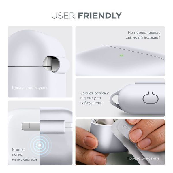Чохол ArmorStandart Hang Case для Apple AirPods 3 White (ARM60324) ARM60324 фото