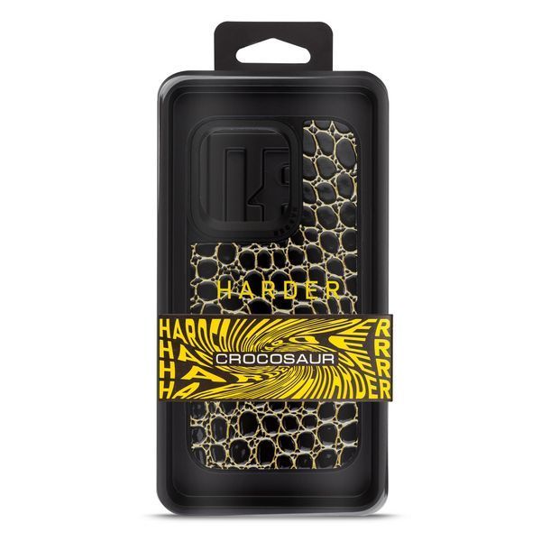 Чохол Harder Crocosaur для Apple iPhone 15 Pro Black (ARM76701) ARM76701 фото
