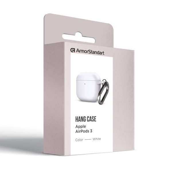 Чохол ArmorStandart Hang Case для Apple AirPods 3 White (ARM60324) ARM60324 фото