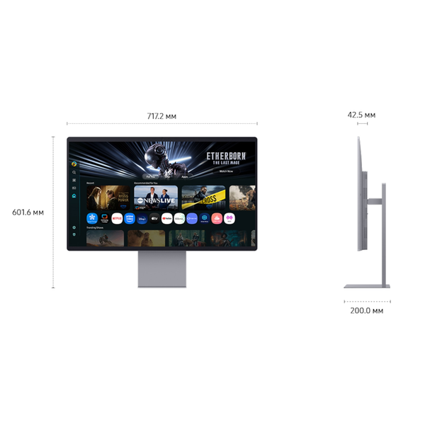 Монітор SAMSUNG OLED SMART 4K 32",3840*2160,165 Гц LS32FM902SZXUA (LS32FM902SZXUA) LS32FM902SZXUA фото