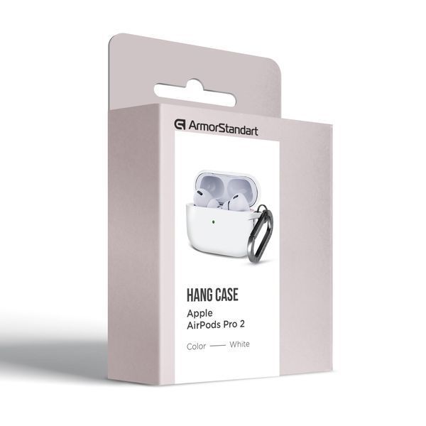 Чохол ArmorStandart Hang Case для Apple AirPods Pro 2 White (ARM68586) ARM68586 фото